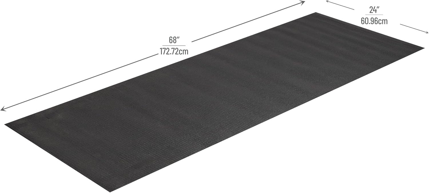 Yoga Extra Thick Fitness & Exercise Mat with Carrying Strap, High Density Anti-Tear