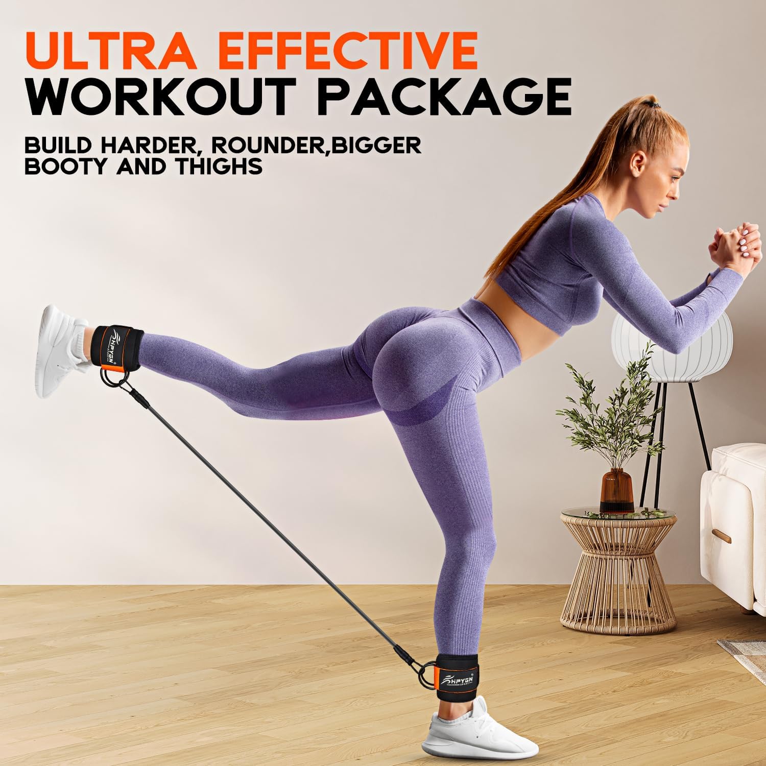 Ankle Resistance Bands with Cuffs - Amazing work out