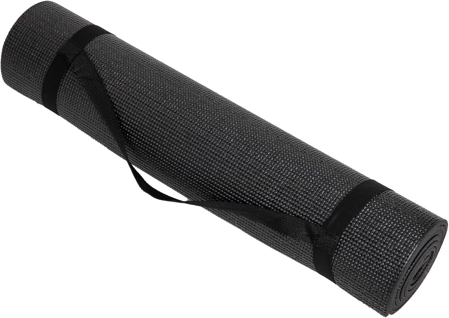 Yoga Extra Thick Fitness & Exercise Mat with Carrying Strap, High Density Anti-Tear
