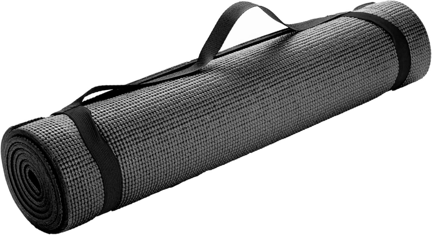 Yoga Extra Thick Fitness & Exercise Mat with Carrying Strap, High Density Anti-Tear