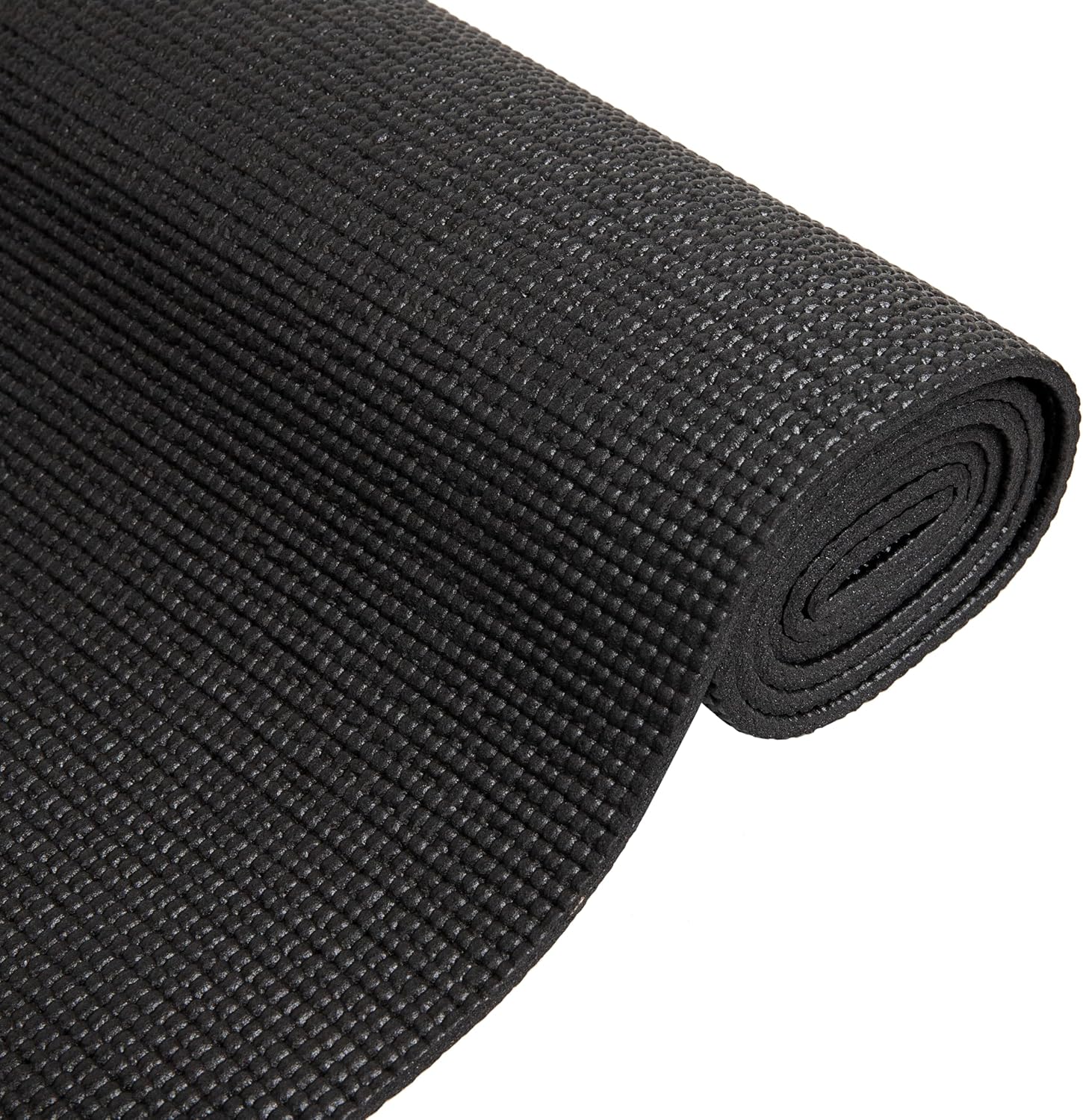 Yoga Extra Thick Fitness & Exercise Mat with Carrying Strap, High Density Anti-Tear