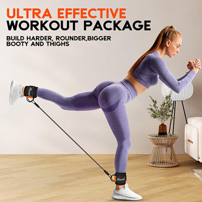 Ankle Resistance Bands with Cuffs - Amazing work out