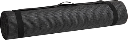 Yoga Extra Thick Fitness & Exercise Mat with Carrying Strap, High Density Anti-Tear