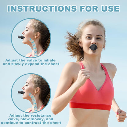 Breathing Trainer - Build Strength and Endurance, Lightweight  (2PCS)