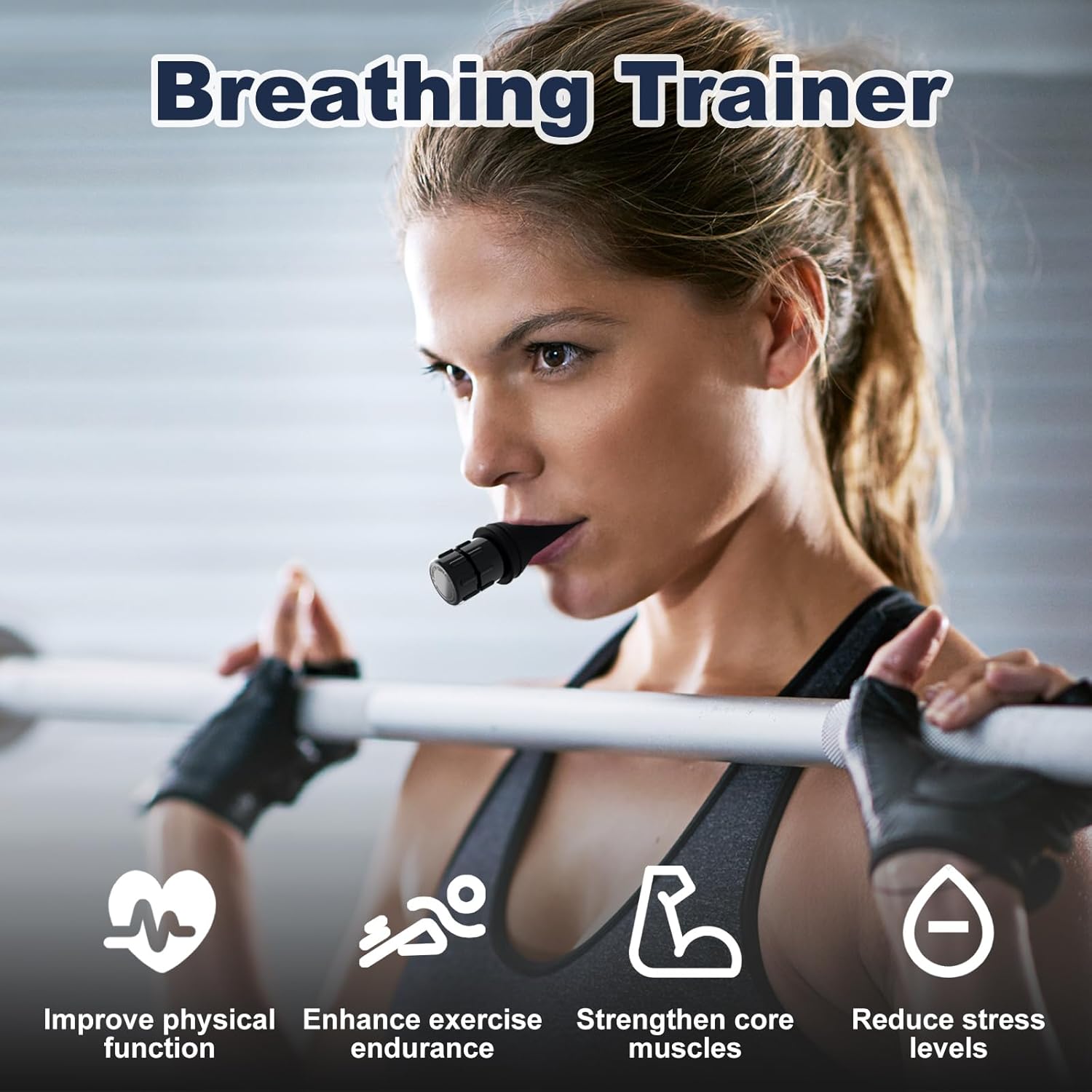 Breathing Trainer - Build Strength and Endurance, Lightweight  (2PCS)
