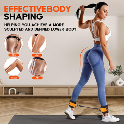 Ankle Resistance Bands with Cuffs - Amazing work out