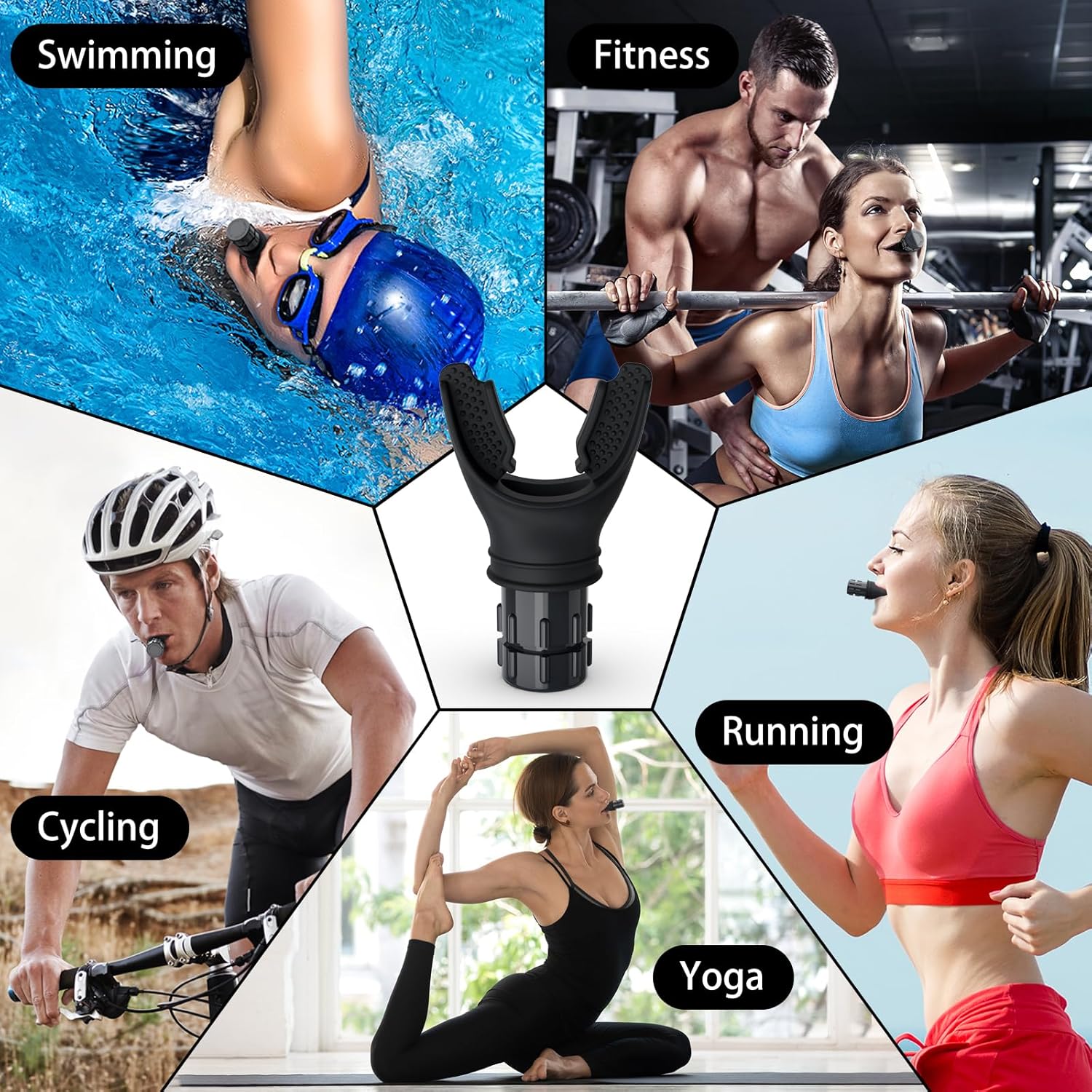 Breathing Trainer - Build Strength and Endurance, Lightweight  (2PCS)