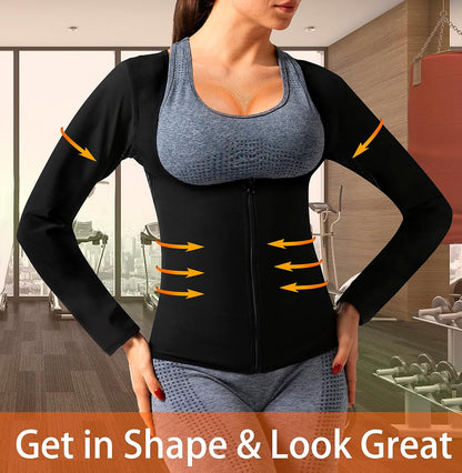 Sauna Shirt for Women - Huge Weight Loss 