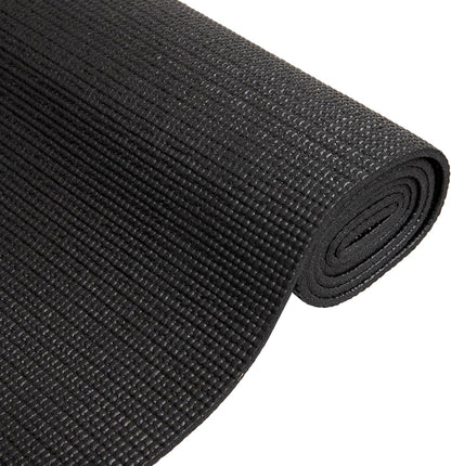 Yoga Extra Thick Fitness & Exercise Mat with Carrying Strap, High Density Anti-Tear
